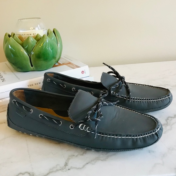 Cole Haan Other - COLE HAAN MEN GREAY LEATHER DRIVING LOAFER